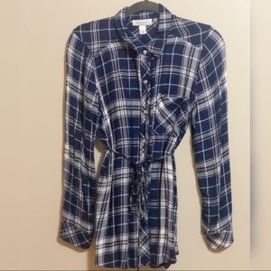 Plaid long sleeve